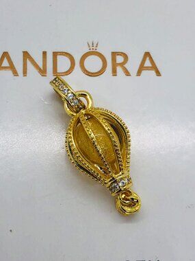 Pandora Sparkling Clear Hot Air Balloon Dangle Charm